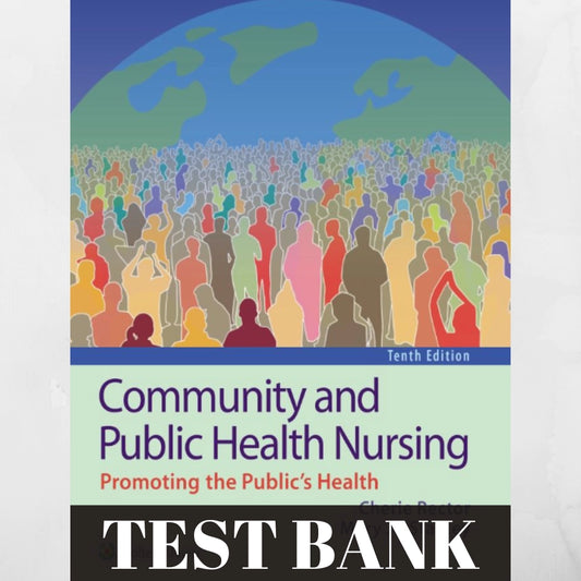 Test Bank For Community and Public Health Nursing 10th Edition by Rector Test Bank
